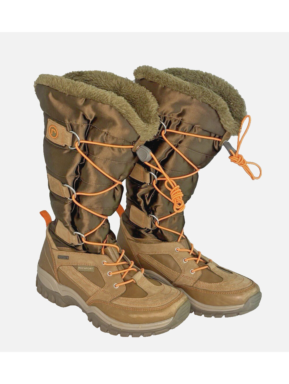 Rockport Finna Hydro Shield Waterproof Women's Pull-on Boots Sz 8M EUC